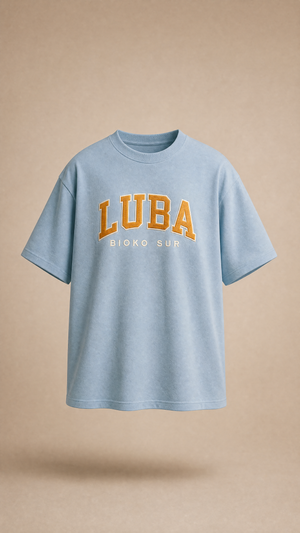 Camiseta Luba bordada en mostaza cálido - Unisex