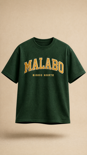 Camiseta Malabo bordada en mostaza cálido - Unisex